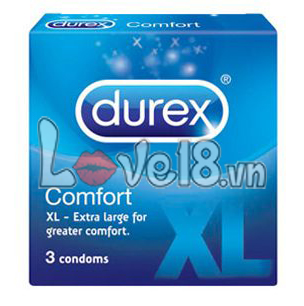 Bao Cao Su Size Lớn Durex XL Hộp 3 Cái