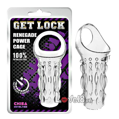 Bao đôn dên khúc giữa có quai đeo Get Lock