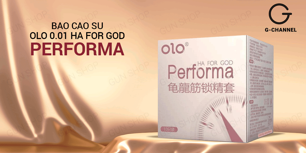  Đại lý Bao cao su OLO 0.01 Performa Ha For God - Siêu mỏng kéo dài thời gian - Hộp 10 cái mới nhất