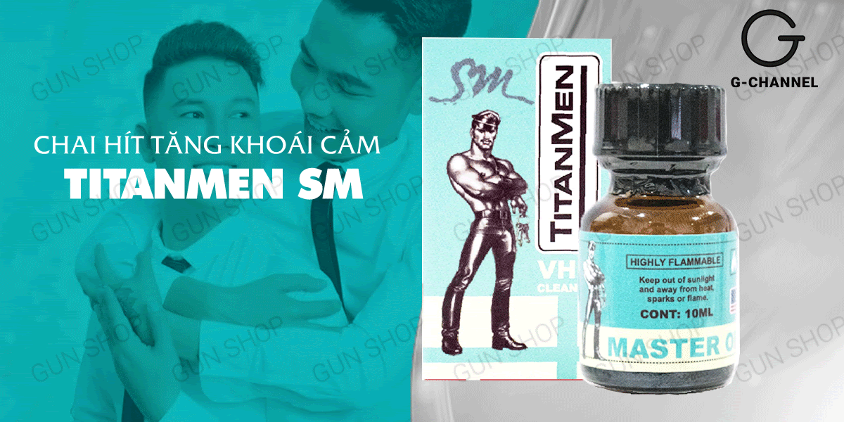  Địa chỉ bán Chai hít tăng khoái cảm Popper Titanmen SM - Chai 10ml giá rẻ