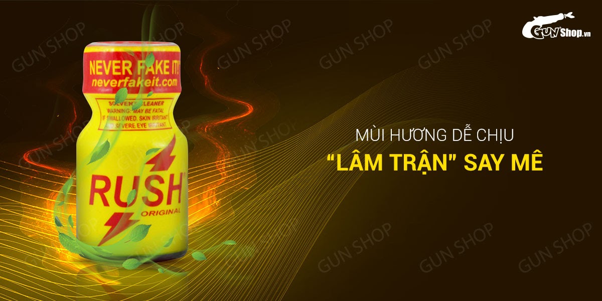  So sánh Chai hít tăng khoái cảm Popper Rush Original Yellow - Chai 10ml có tốt không?