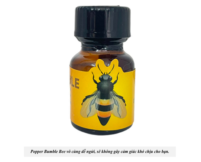  Review Popper Bumble Bee con ong vàng 10ml chai hít tăng khoái cảm Mỹ có tốt không?