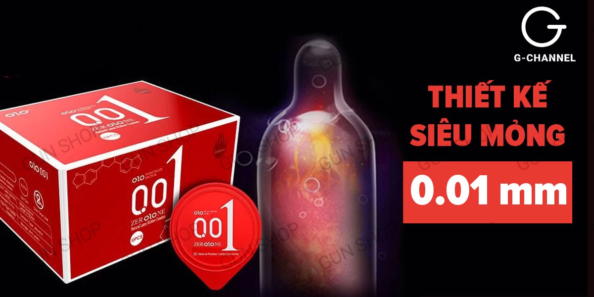  Đánh giá Bao cao su OLO 0.01 Đỏ - Siêu mỏng nóng ấm - Hộp 10 cái loại tốt