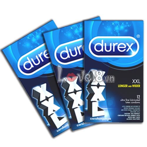  Đánh giá Bao Cao Su Size Lớn Durex XXL Hộp 12 chính hãng