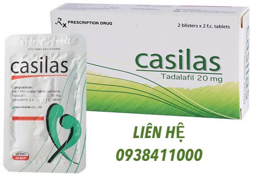  Giá sỉ Viên uống Casilas 20mg trị rối loạn cương dương kéo dài thời gian quan hệ thuốc trị xuất tinh sớm nhập khẩu