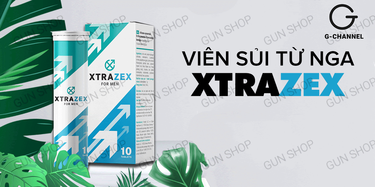  So sánh Viên sủi hỗ trợ cương dương tăng cường sinh lý Xtrazex - Hộp 10 viên hàng mới về